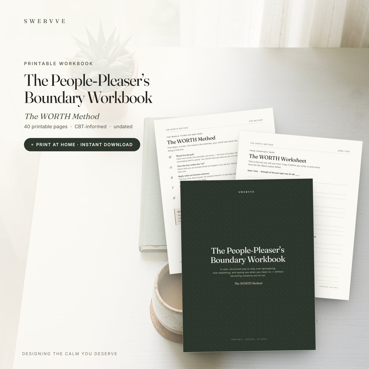 The People-Pleaser's Boundary Workbook
